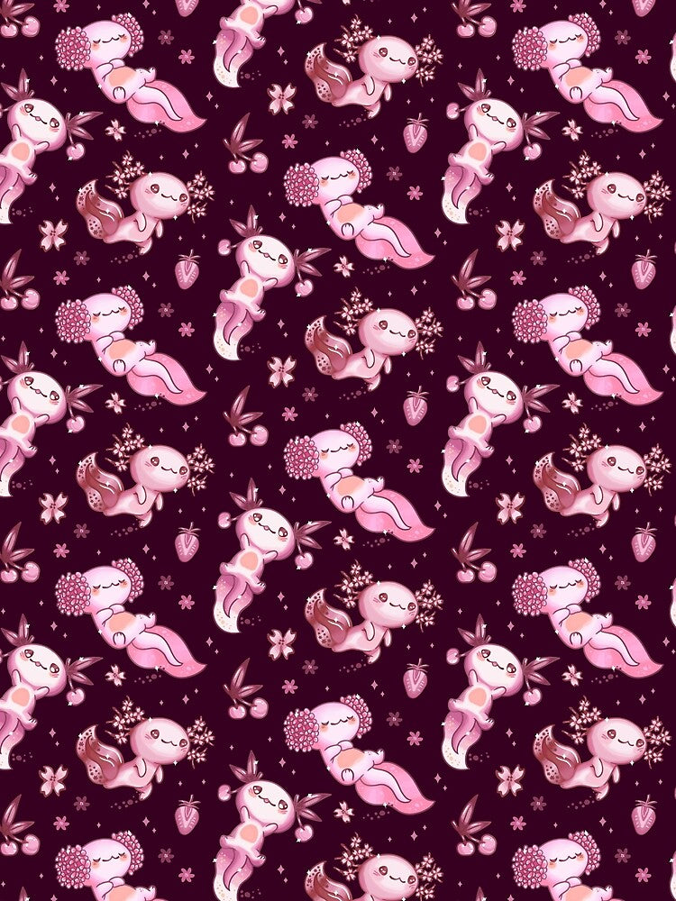 Cute Axolotl Pattern by Patterntastic