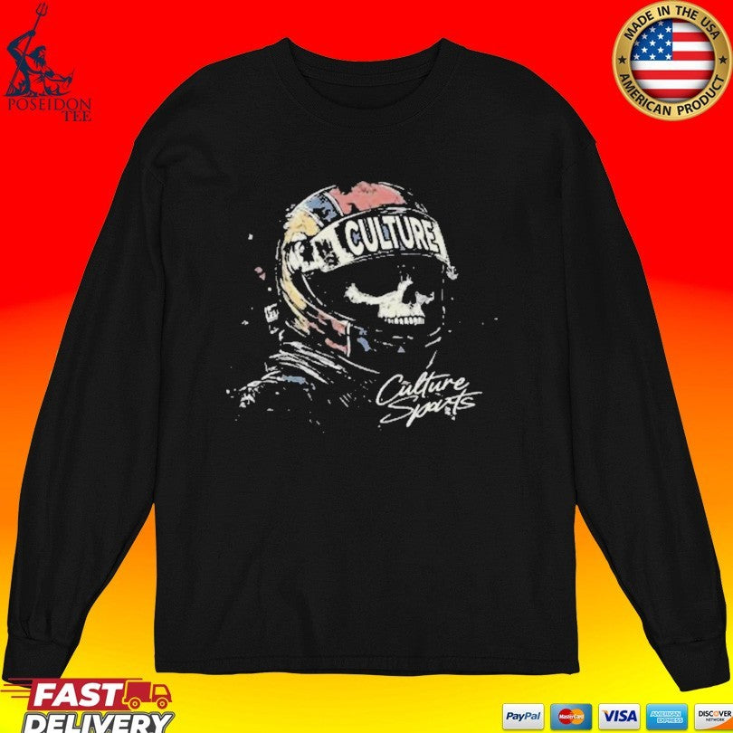 For The Culture Culture Sports Racer Skull Unisex
