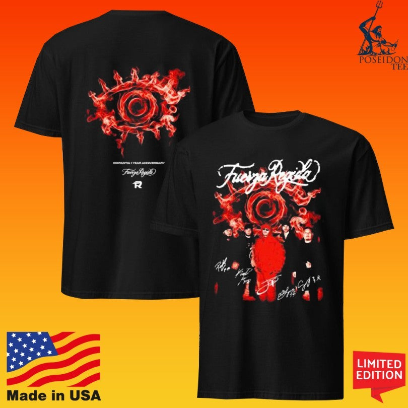 Fuerza Regida Anniversary Black Unisex