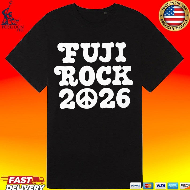 Fuji Rock 2026 Retro Peace Music Festival Unisex