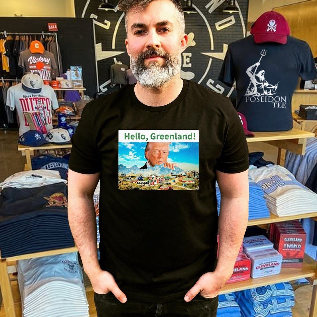 Funny President Trump Hello Greenland Unisex