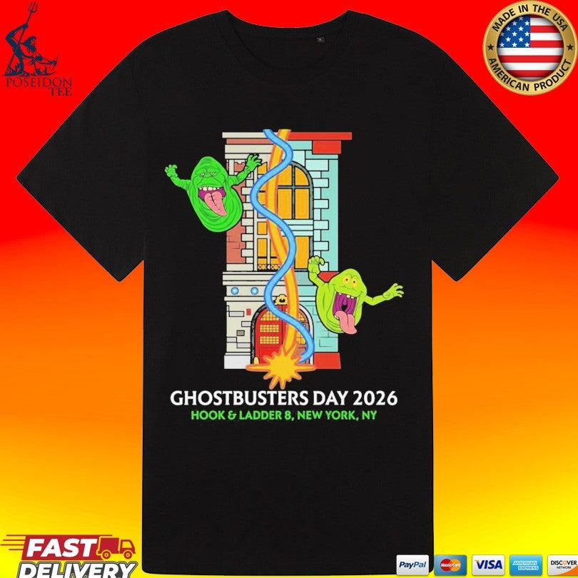 Ghostbusters Day 2026 Hook & Ladder 8 Nyc Fan Gear Unisex