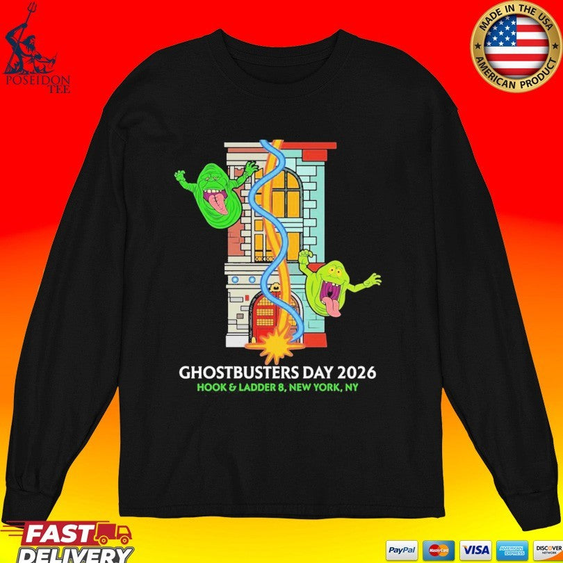 Ghostbusters Day 2026 Hook & Ladder 8 Nyc Fan Gear Unisex