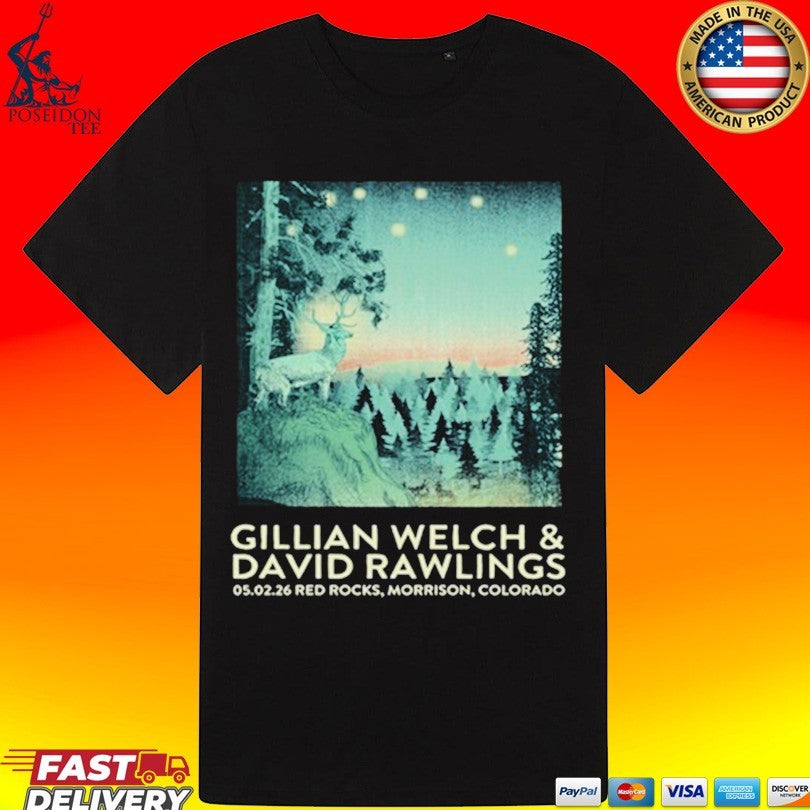 Gillian Welch & David Rawlings Red Rocks 2026 Unisex