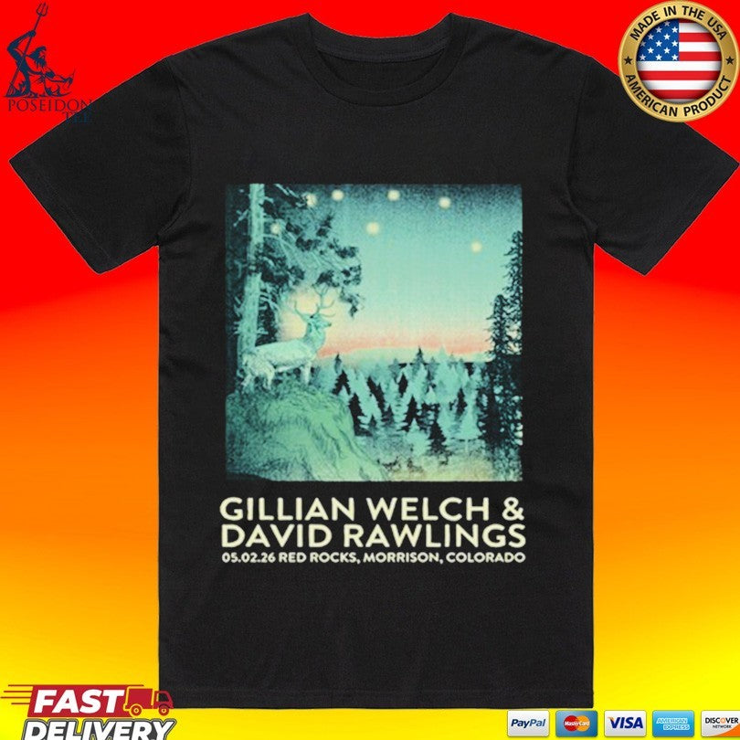 Gillian Welch & David Rawlings Red Rocks 2026 Unisex