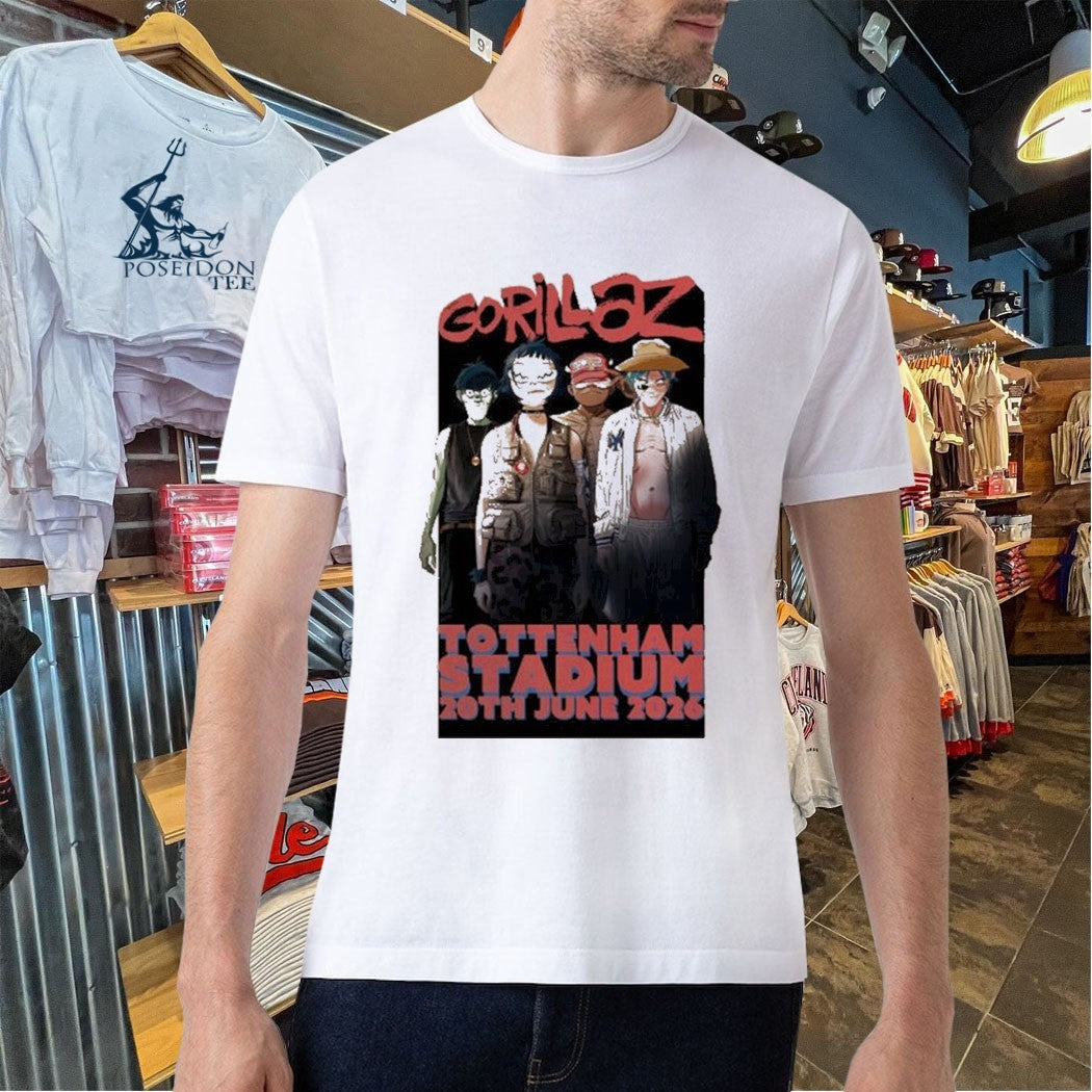 Gorillaz London England 2026 At Tottenham Stadium On 20 June 2026 Unisex