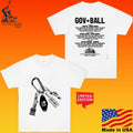 Governors Ball Music Festival Keychain Lineup Unisex