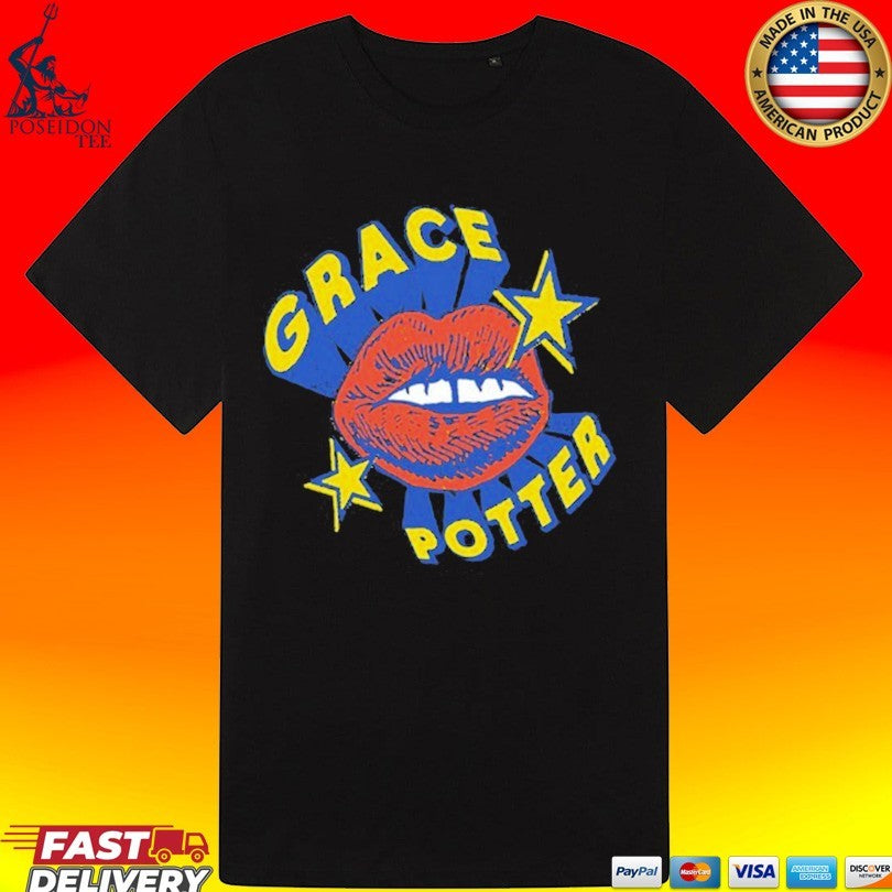 Grace Potter Lips Stars Unisex