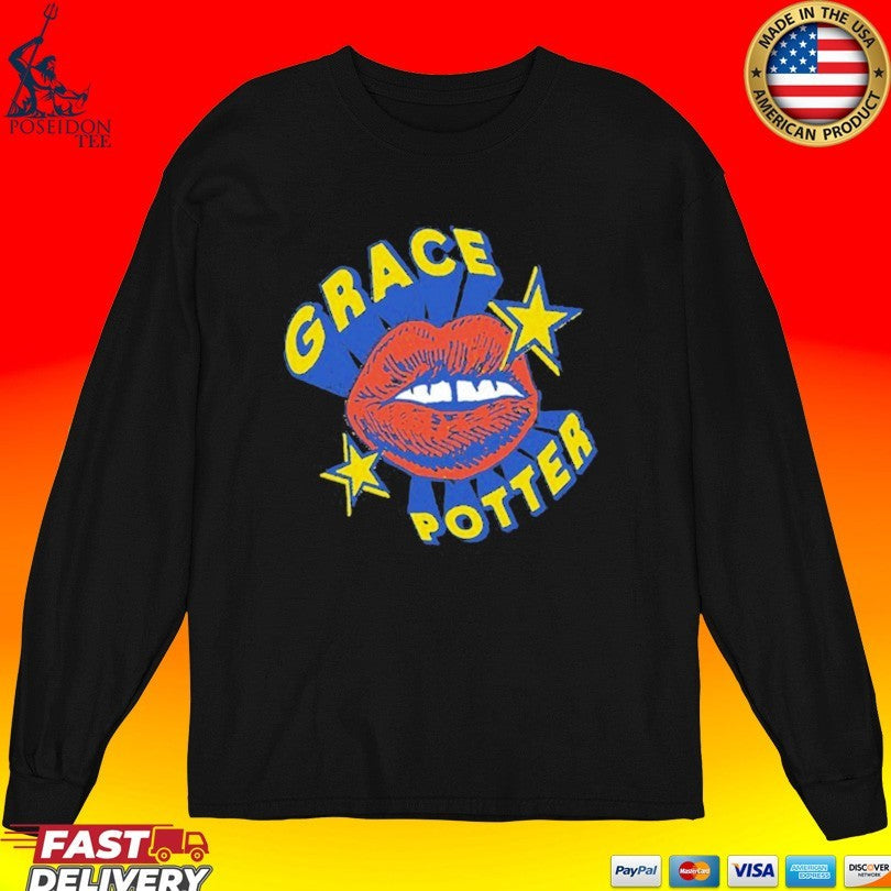 Grace Potter Lips Stars Unisex