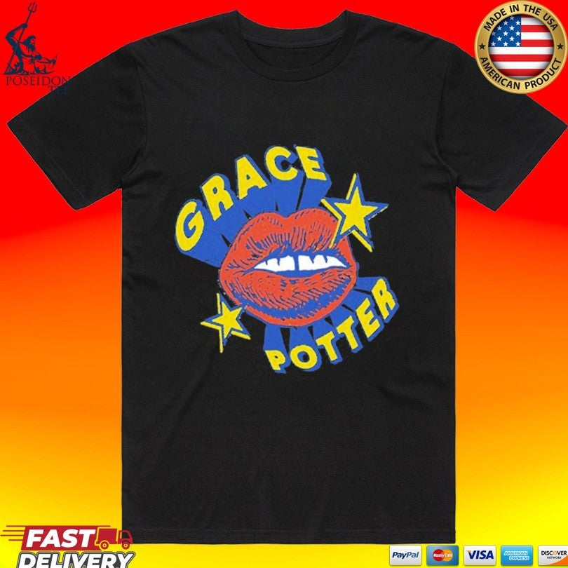 Grace Potter Lips Stars Unisex