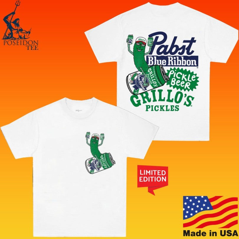 Grillo’s Pickles X Pabst Blue Ribbon Pickle Beer Unisex