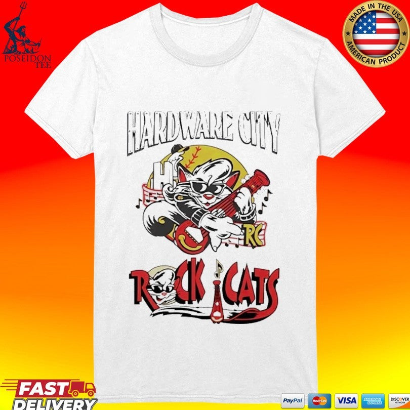 Hardware City Rock Cats Cartoon Unisex