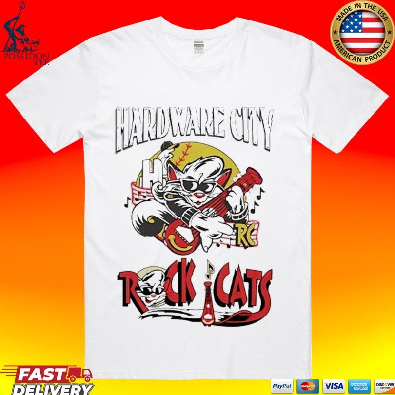 Hardware City Rock Cats Cartoon Unisex