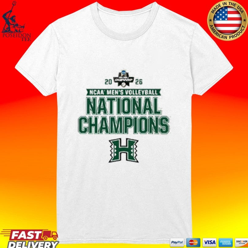 Hawaii Rainbow Warriors 2026 NCAA Volleyball National Champions Unisex
