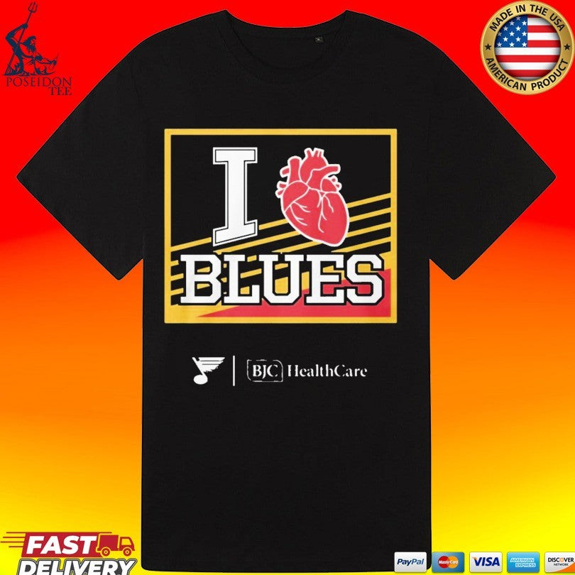 2025 Bjc Healthcare I Heart Blues Unisex