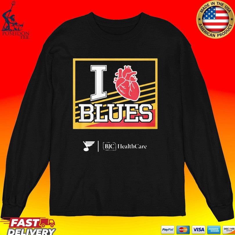 2025 Bjc Healthcare I Heart Blues Unisex