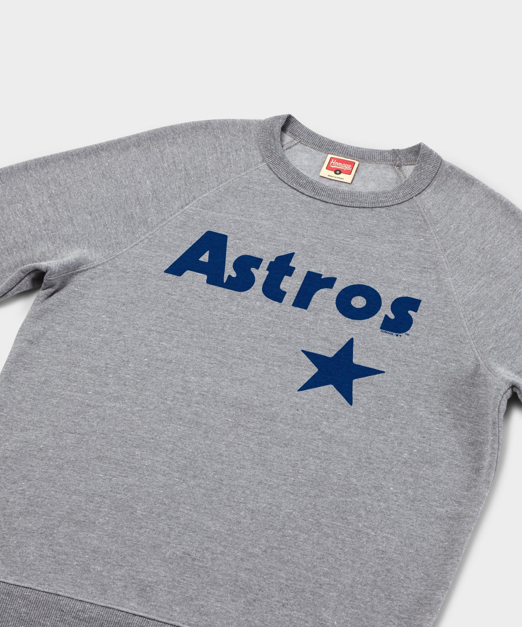 Houston Astros Jersey Logo '80 Crewneck Unisex