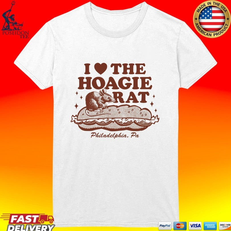 I Love The Hoagie Rat Philadelphia Pa Unisex
