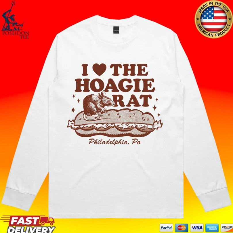 I Love The Hoagie Rat Philadelphia Pa Unisex