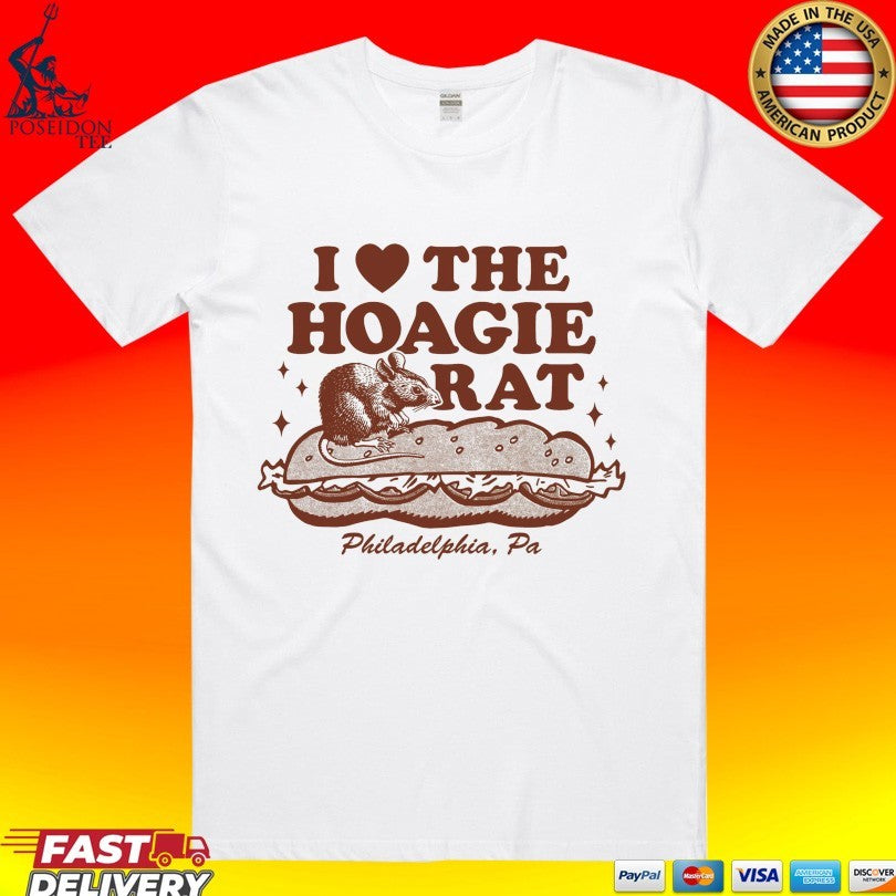 I Love The Hoagie Rat Philadelphia Pa Unisex
