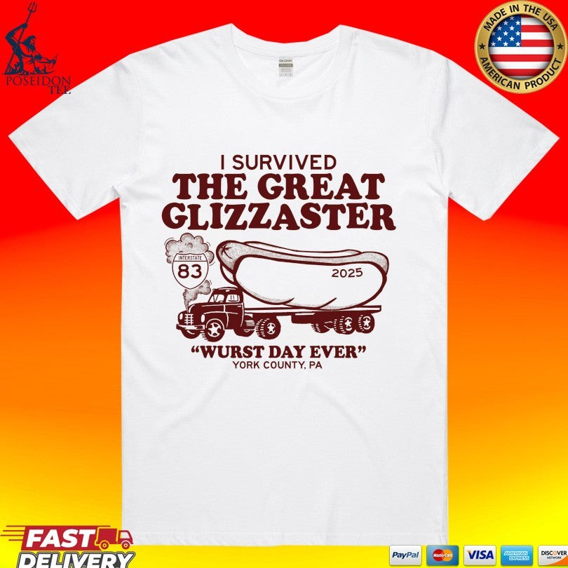 I Survived The Great Glizzaster Wurst Day Ever York County Pa Unisex