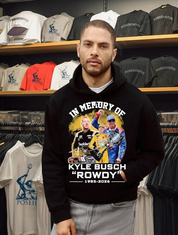 In Memory Of Kyle Busch Rowdy 1985 2026 Signature Unisex
