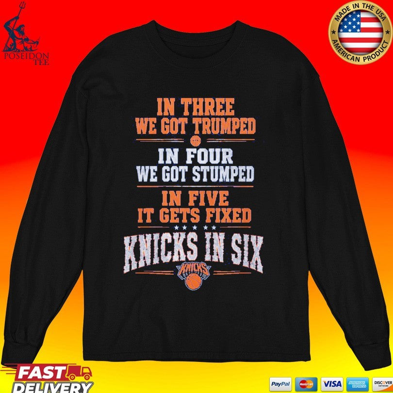 In Three We Got Trumped In Four We Got Stumped In Five It Gets Fixed Knicks In Six