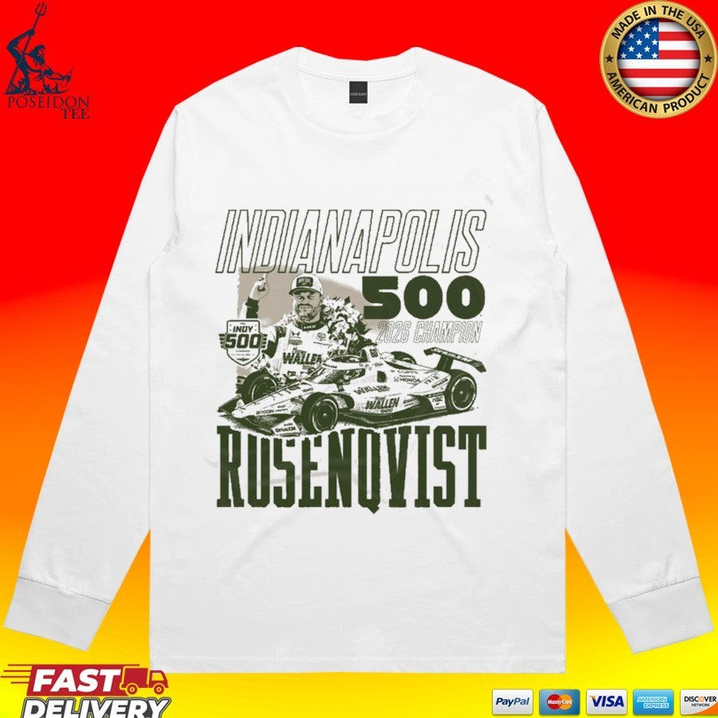 Indianapolis Indy 500 Winner Felix Rosenqvist 2026 Champion Unisex