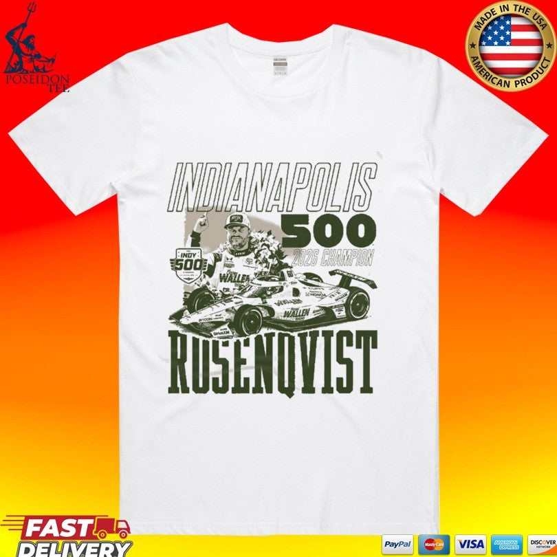 Indianapolis Indy 500 Winner Felix Rosenqvist 2026 Champion Unisex