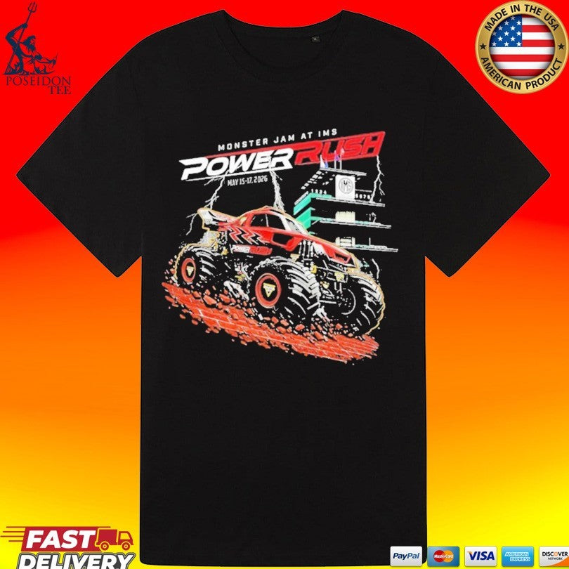Indianapolis Motor Speedway Monster Jam At Ims Power Rush 2026 Unisex