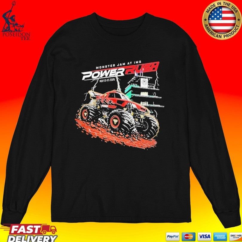 Indianapolis Motor Speedway Monster Jam At Ims Power Rush 2026 Unisex