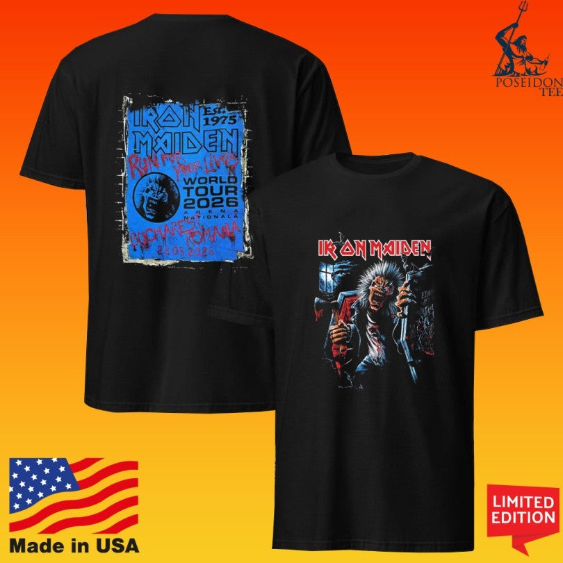 Iron Maiden Bucharest Romania 2026 Tour Exclusive Event At Arena Nationala On 28 May 2026 Eddie In The Coffin