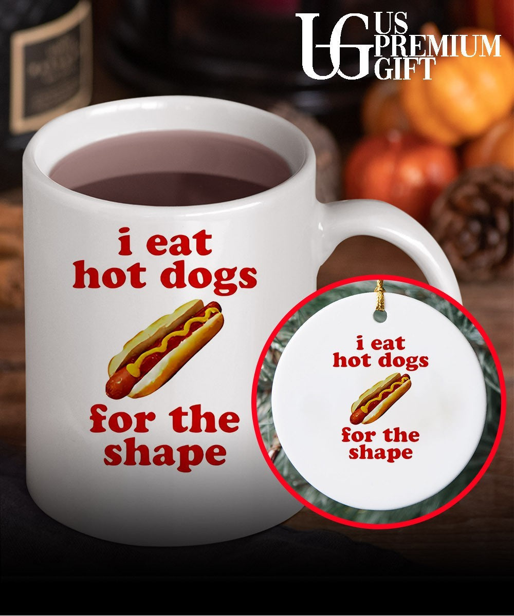 I eat hot dogs for the shape food shirt Unisex