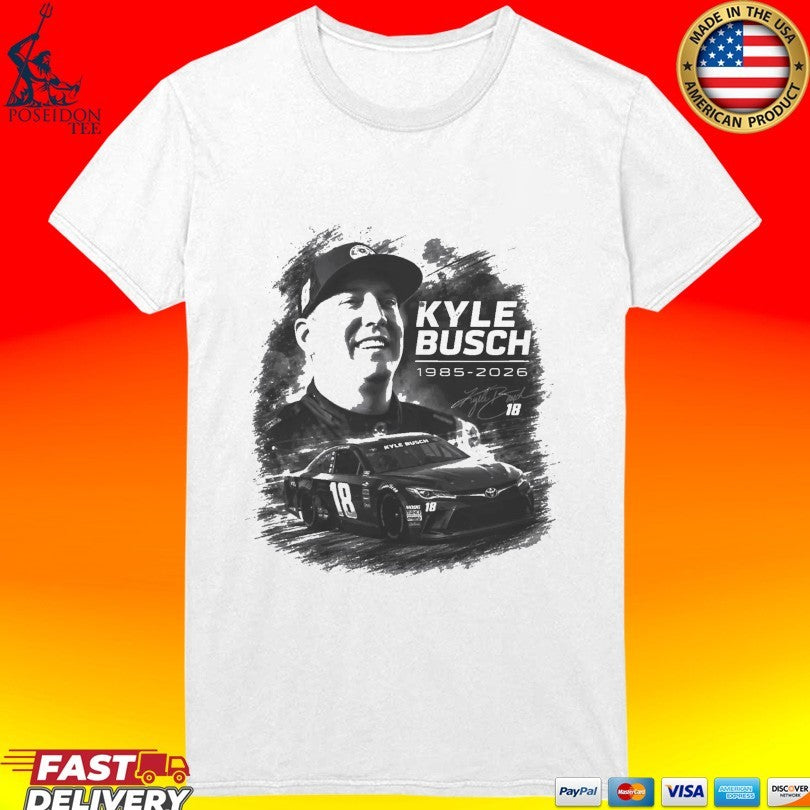Rip Kyle Busch 18 1985 2026 Signature Unisex