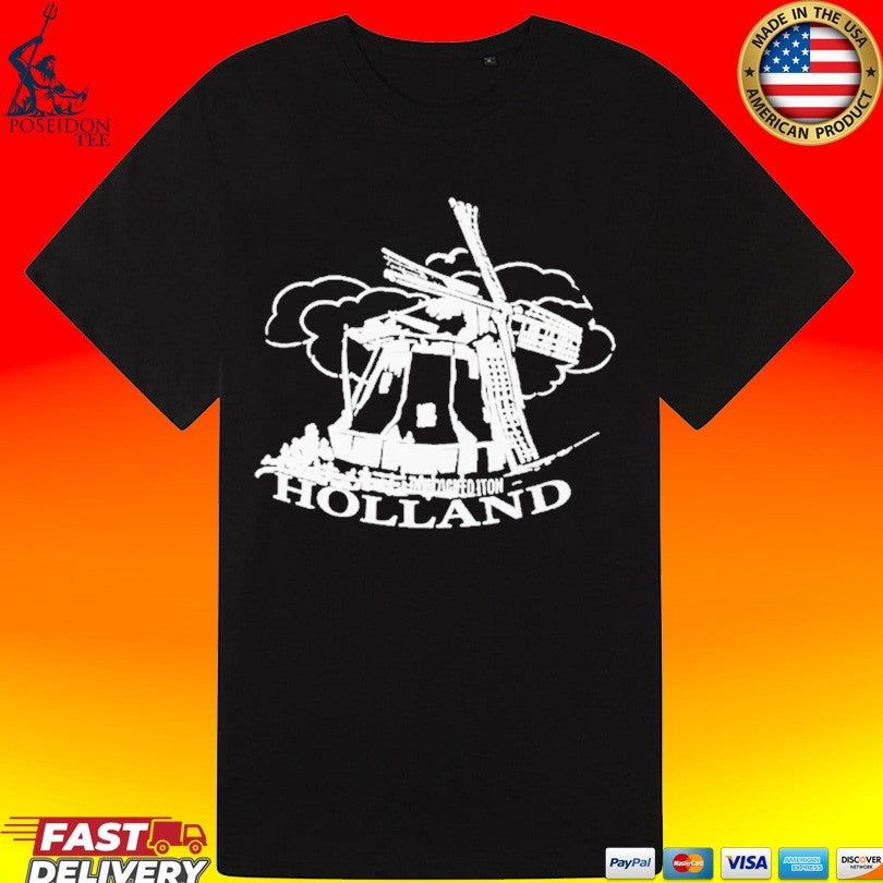 Jaafar Jackson Holland Windmill Red Unisex