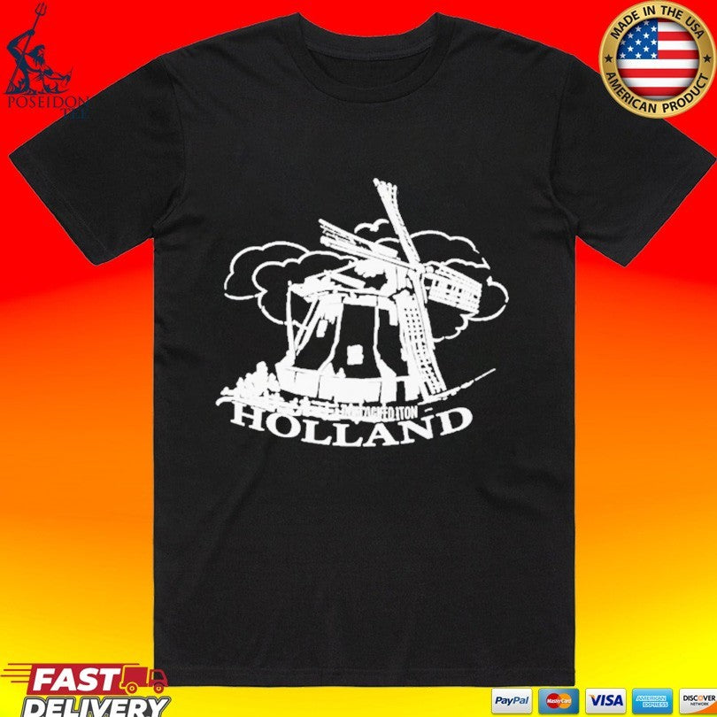 Jaafar Jackson Holland Windmill Red Unisex