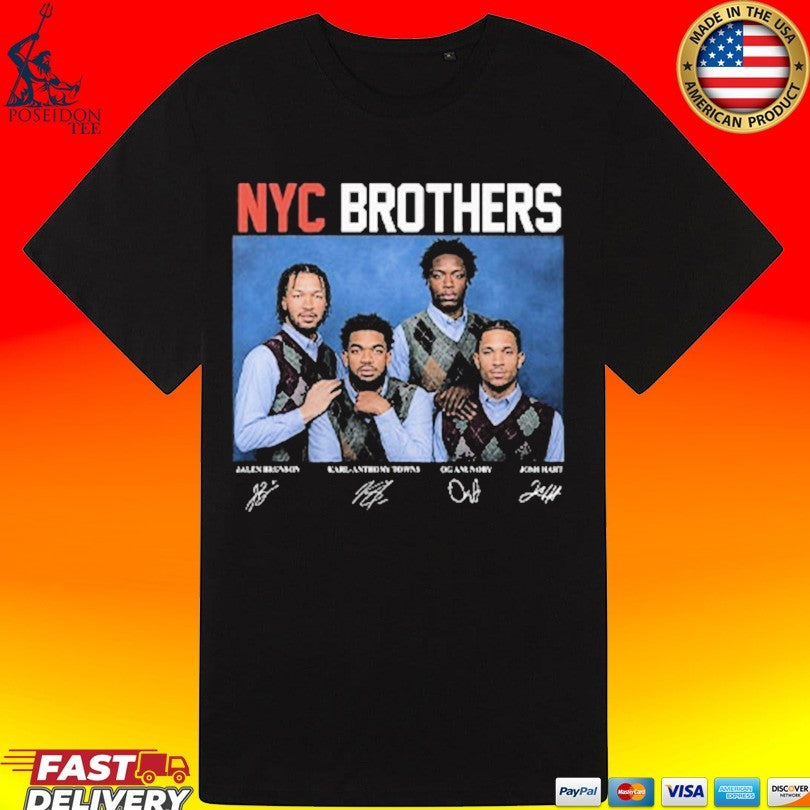 Jalen Brunson Karl-anthony Towns Og Anunoby Josh Hart Nyc Brothers Unisex