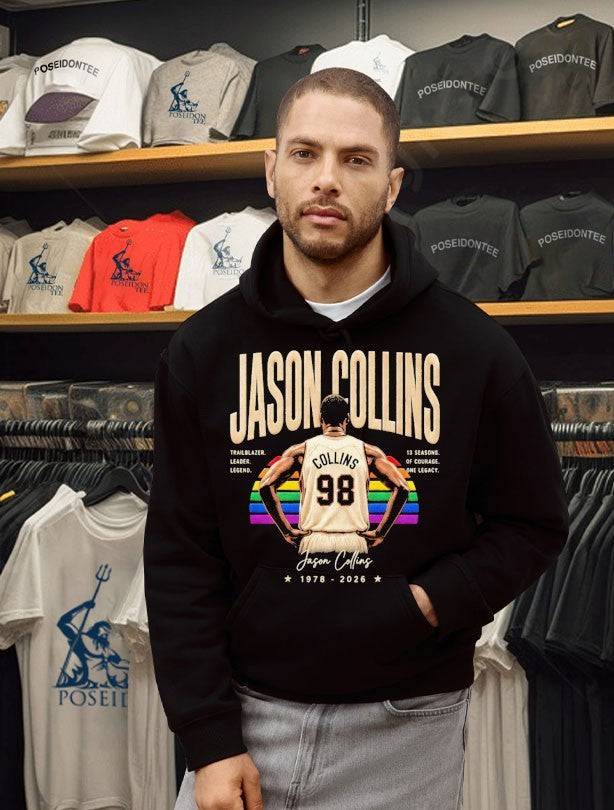 Jason Collins #98 Trailblazer Leader 1978 2026 Unisex