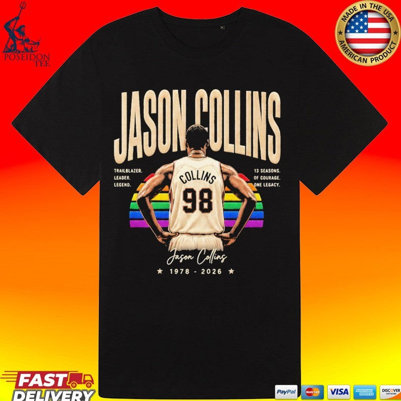 Jason Collins #98 Trailblazer Leader 1978 2026 Unisex