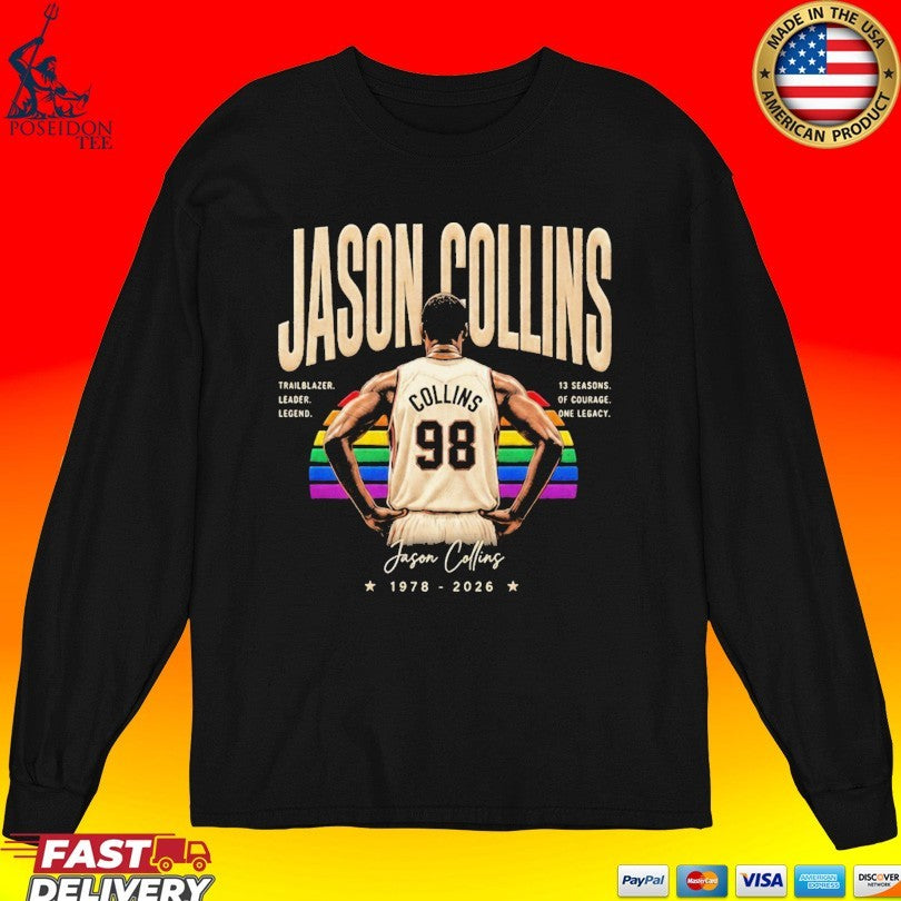 Jason Collins #98 Trailblazer Leader 1978 2026 Unisex