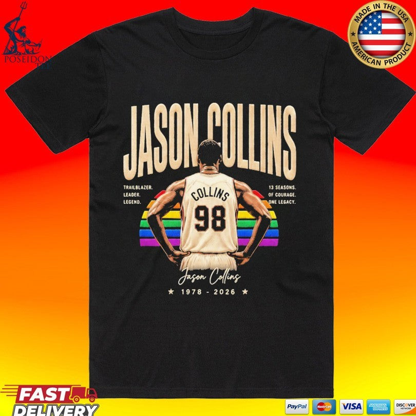 Jason Collins #98 Trailblazer Leader 1978 2026 Unisex