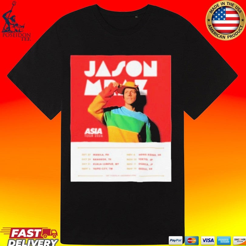 Jason Mraz Tour Oct And Nov 2026 Poster Unisex