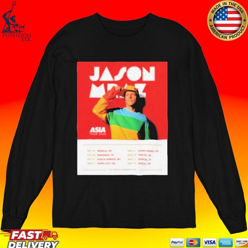 Jason Mraz Tour Oct And Nov 2026 Poster Unisex