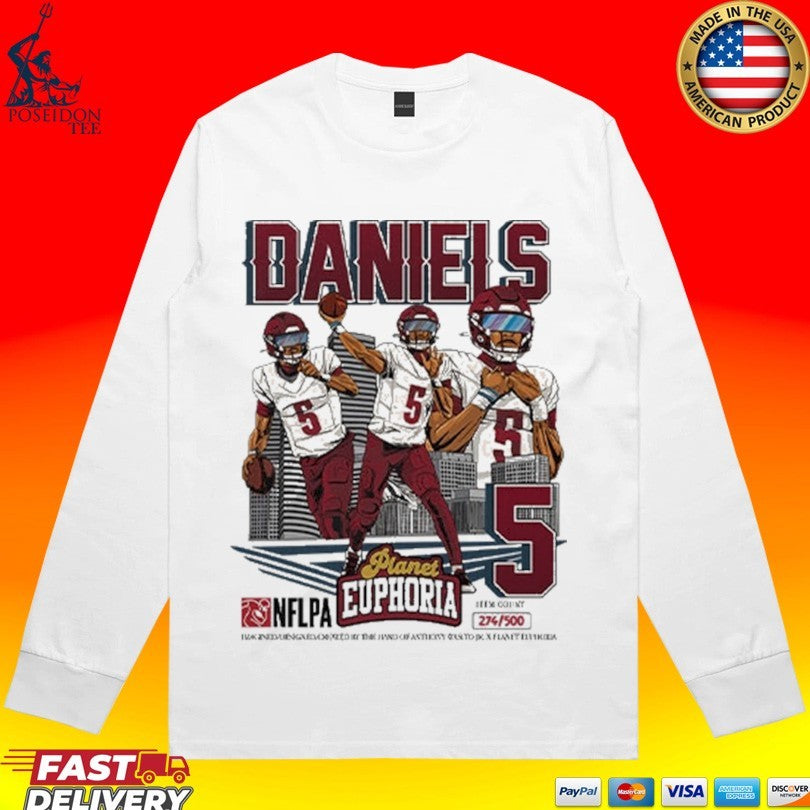 Jayden Daniels Vintage Football Unisex