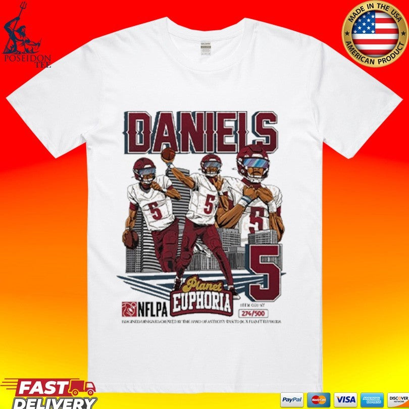 Jayden Daniels Vintage Football Unisex