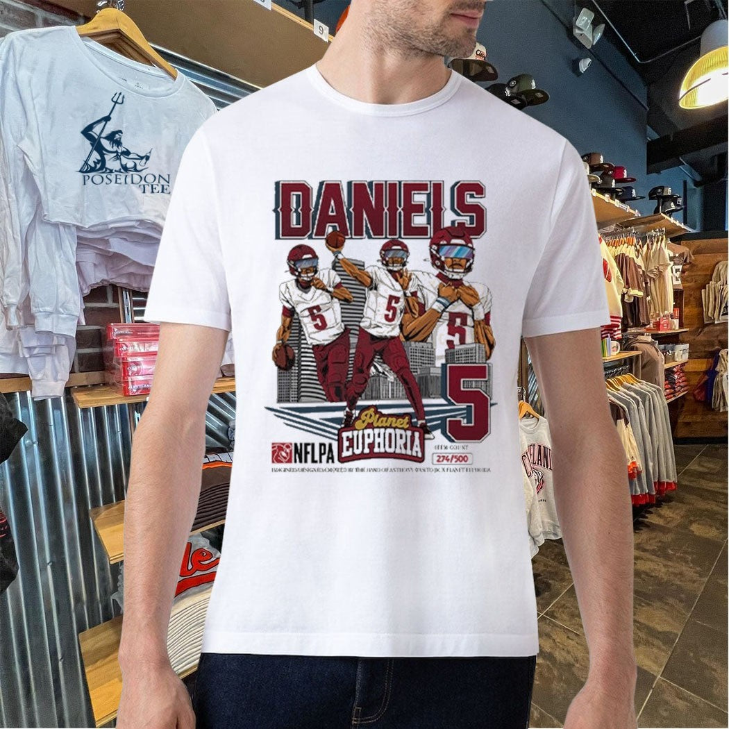 Jayden Daniels Vintage Football Unisex