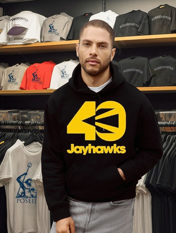 Jayhawks 40th Anniversary Black Unisex