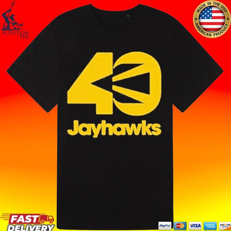 Jayhawks 40th Anniversary Black Unisex