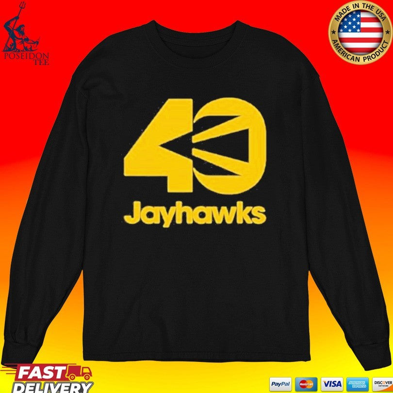 Jayhawks 40th Anniversary Black Unisex