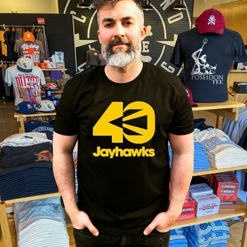 Jayhawks 40th Anniversary Black Unisex